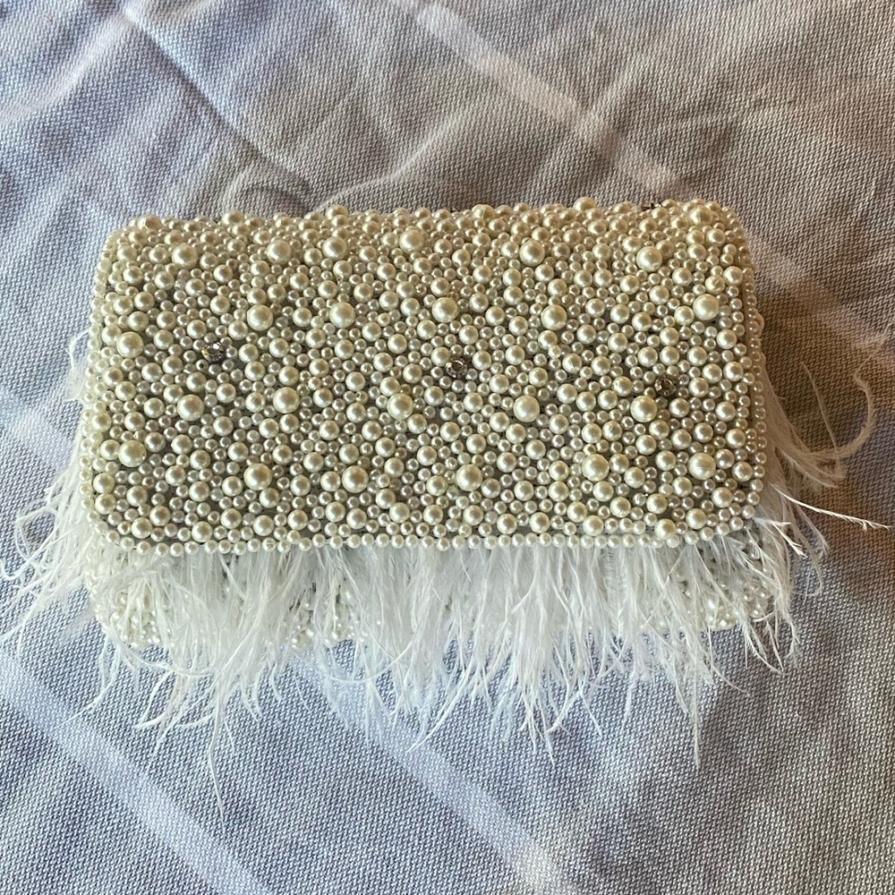 Pearl Bridal Clutch